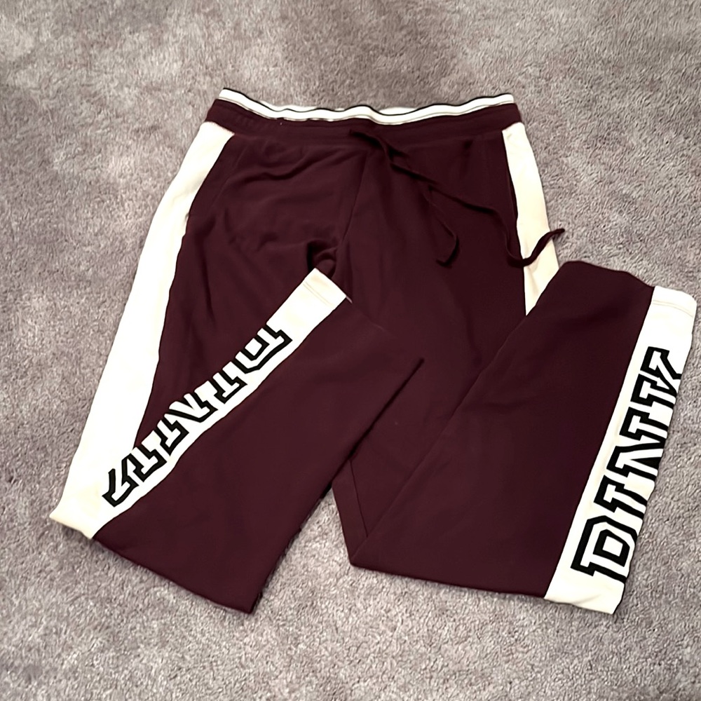 NWOT Burgundy PINK Sweatpants